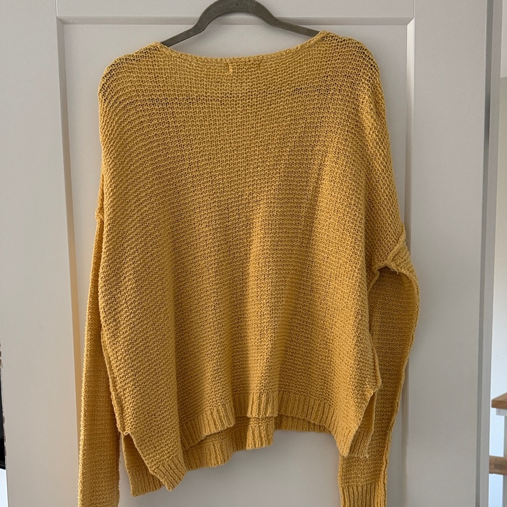 By Together Mustard V-Neck Sweater